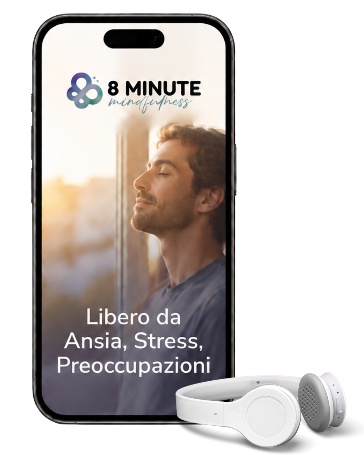 Meditazione personalizzata Libero da Ansia, Stress, Preoccupazioni sullo smartphone